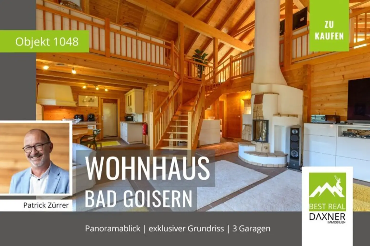 Luxuriöses Wohnhaus in ökologischer Holzbauweise