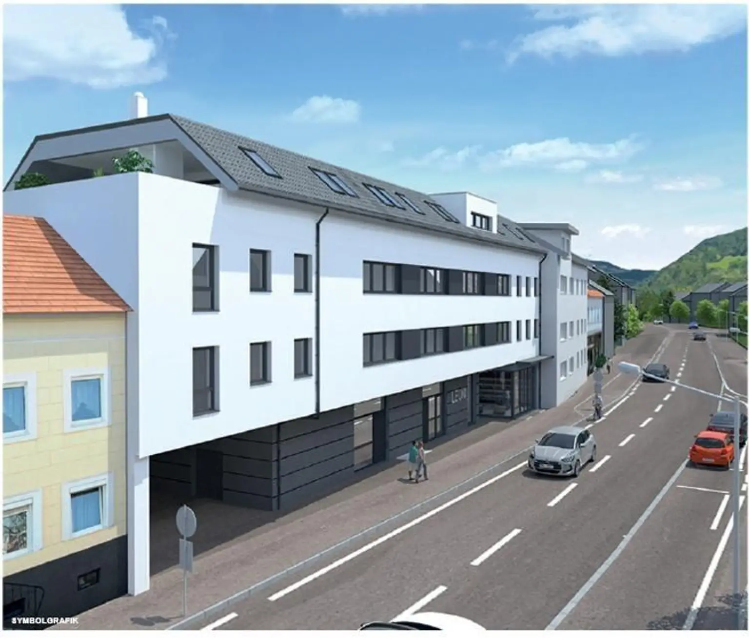 Leonfeldner Straße Ansicht Vision