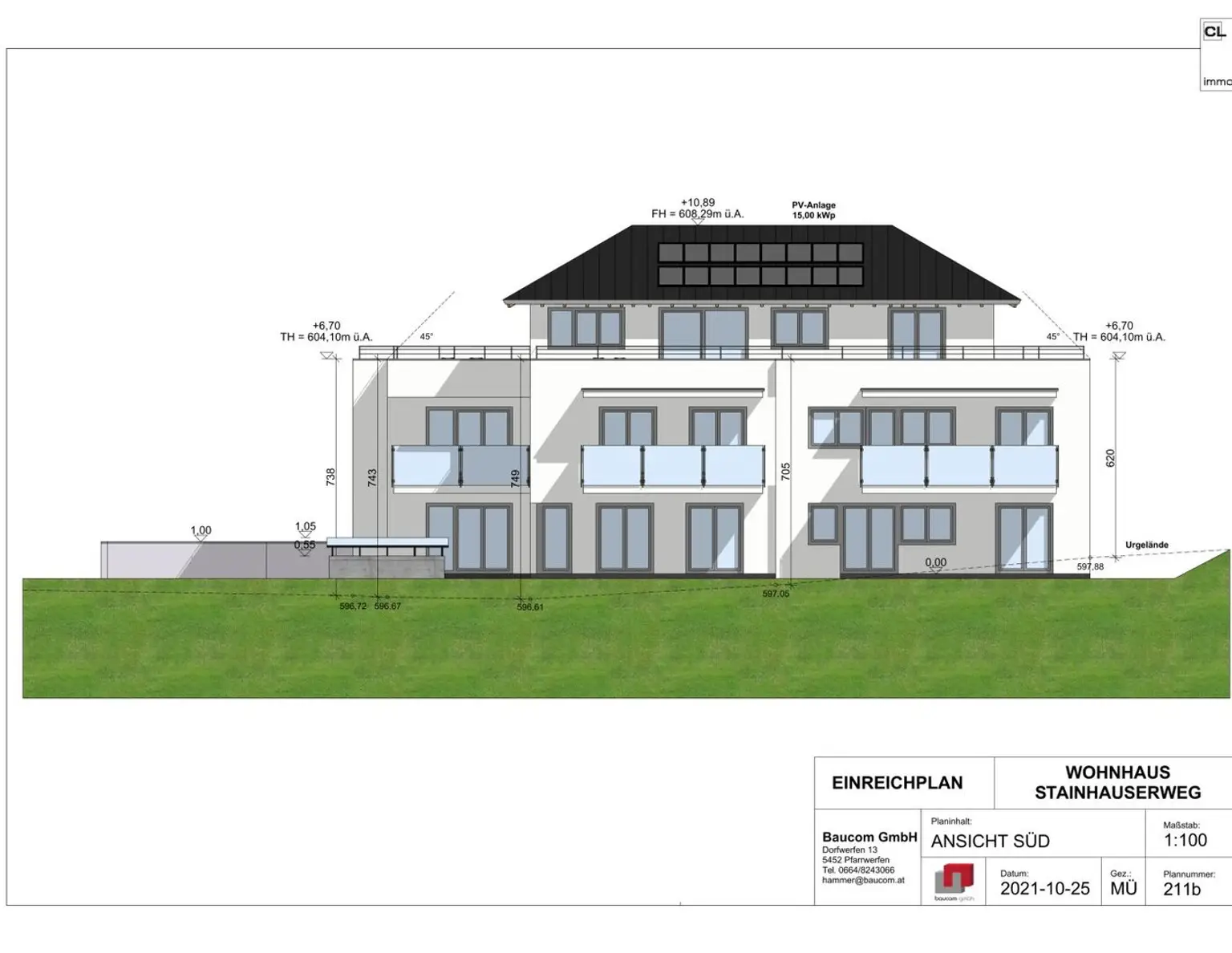Bauträgerprojekt Ebenau für 7 Wohneinheiten