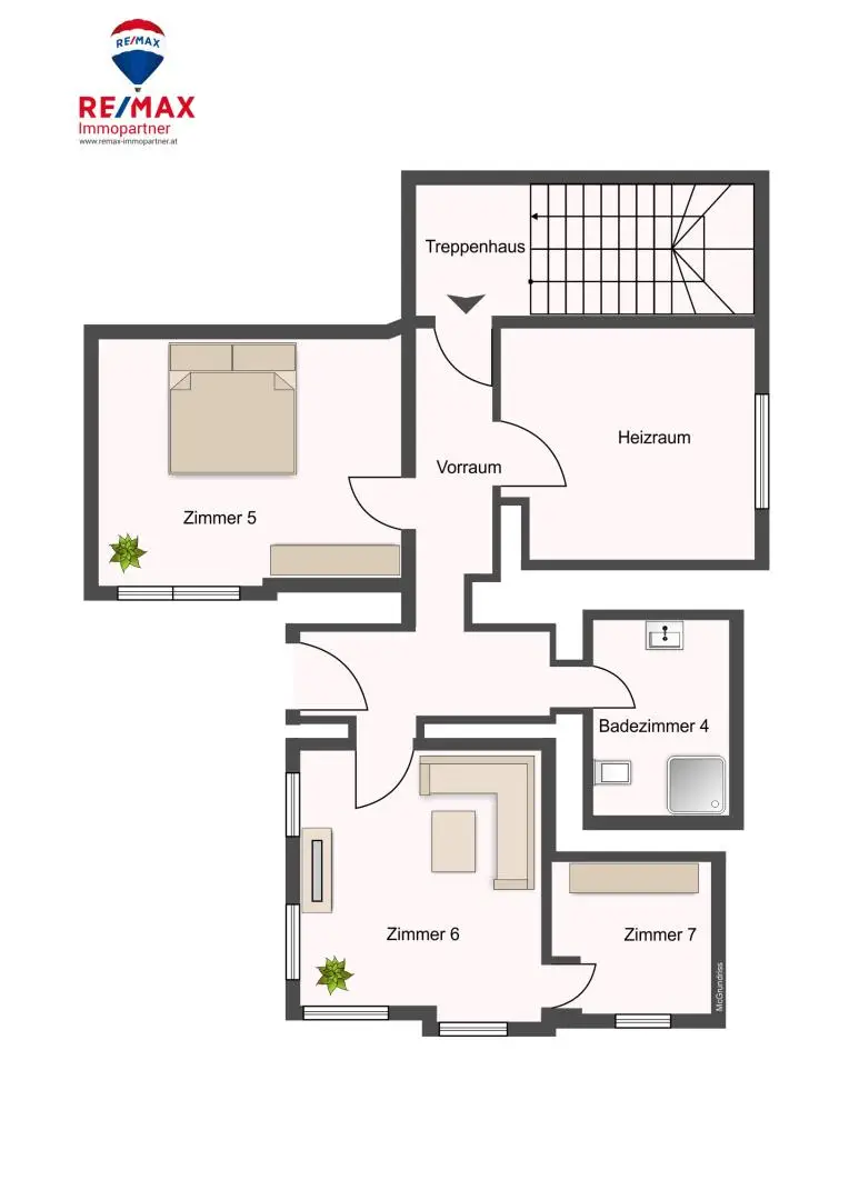 Grundrissplan (UG - Haupthaus)