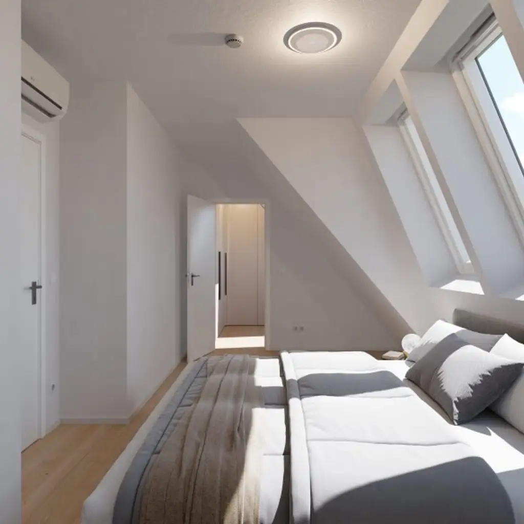 Wohnen mit Weitblick – stilvolle Dachgeschoßwohnung mit Balkon & Dachterrasse!