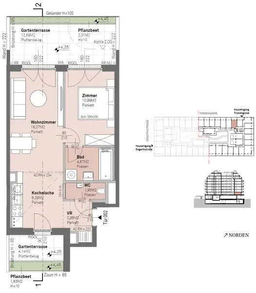 PROVISIONSFREI - Modernes wohnen am Donauufer mit Donaublick!