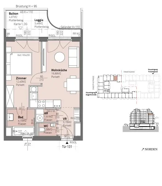 PROVISIONSFREI - Modernes wohnen am Donauufer mit Donaublick!