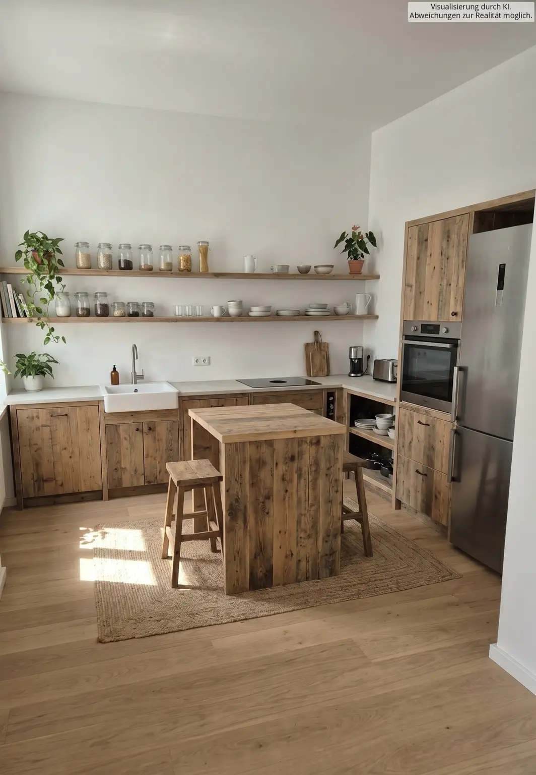 Küche VISUALISERT MITHILFE KI