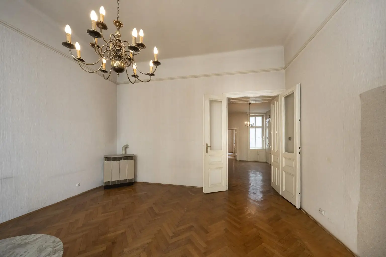 Wohnzimmer Wohnung 1070 Wien