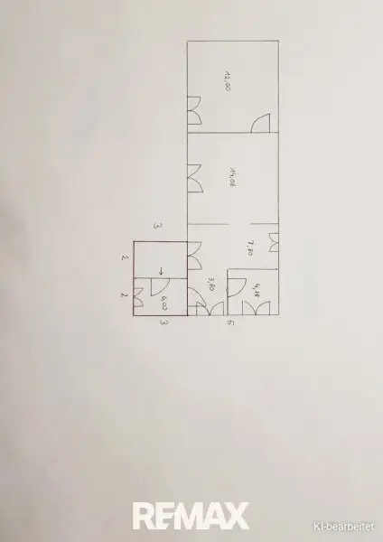 Grundriss vom Altbestand