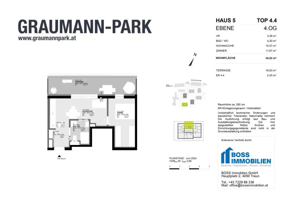 Zukunftsorientiert und wertsicher: Neue Anlagewohnung im autofreien Graumann-Park