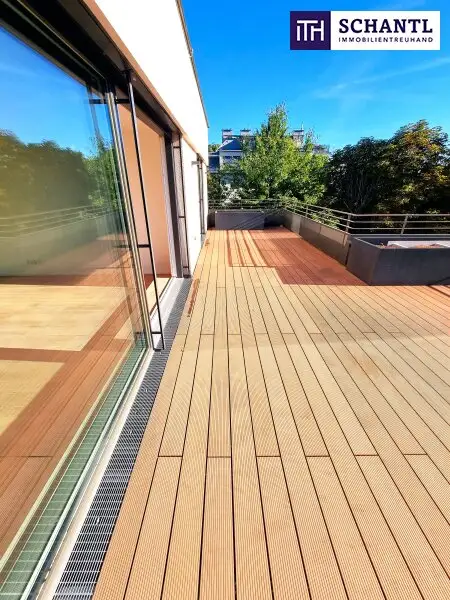 Döbling Deluxe! Viel Ruhe, Raum und eine Riesenterrasse mit Blick ins Grüne! Großzügige 4 Zimmer + Absolut beste Infrastruktur + Straßenbahn vor der Türe! Ihr Neubau-Paradies!
