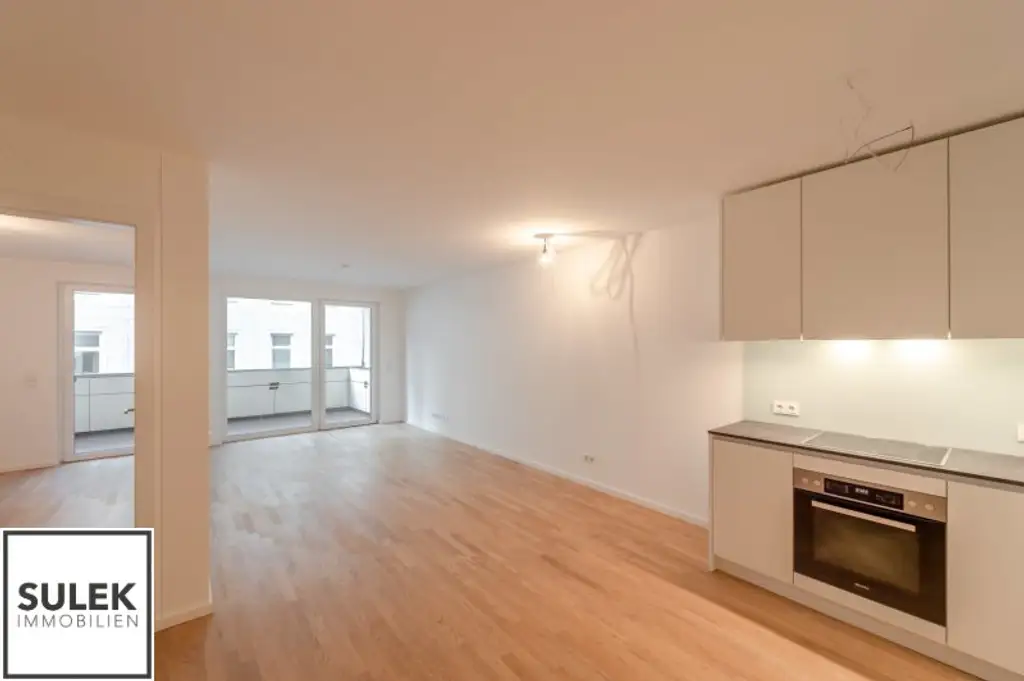 Moderne 2-Zimmer Wohnung mit luxuriöser Ausstattung & großer Loggia ~ ab Dezember beziehbar ~ Projekt Leopold!
