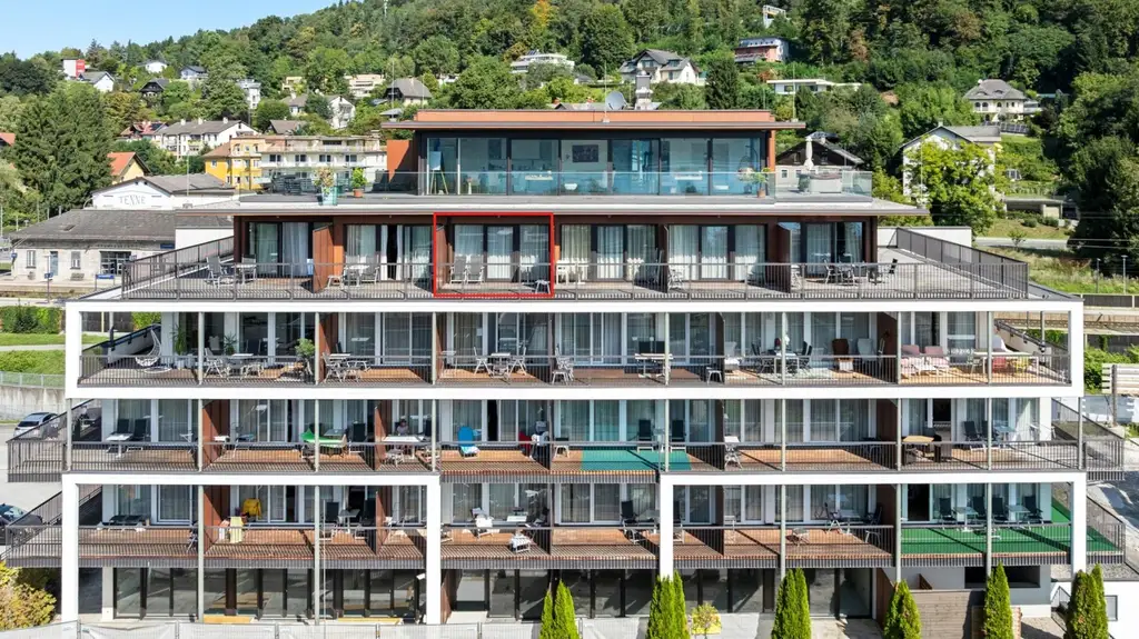 Exklusives Appartement mit Terrasse und Seezugang in Krumpendorf