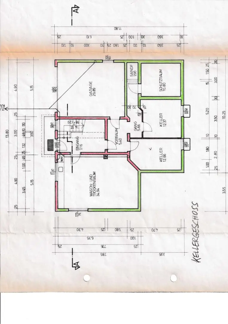 Grundrisse EG und UG, 1986_1