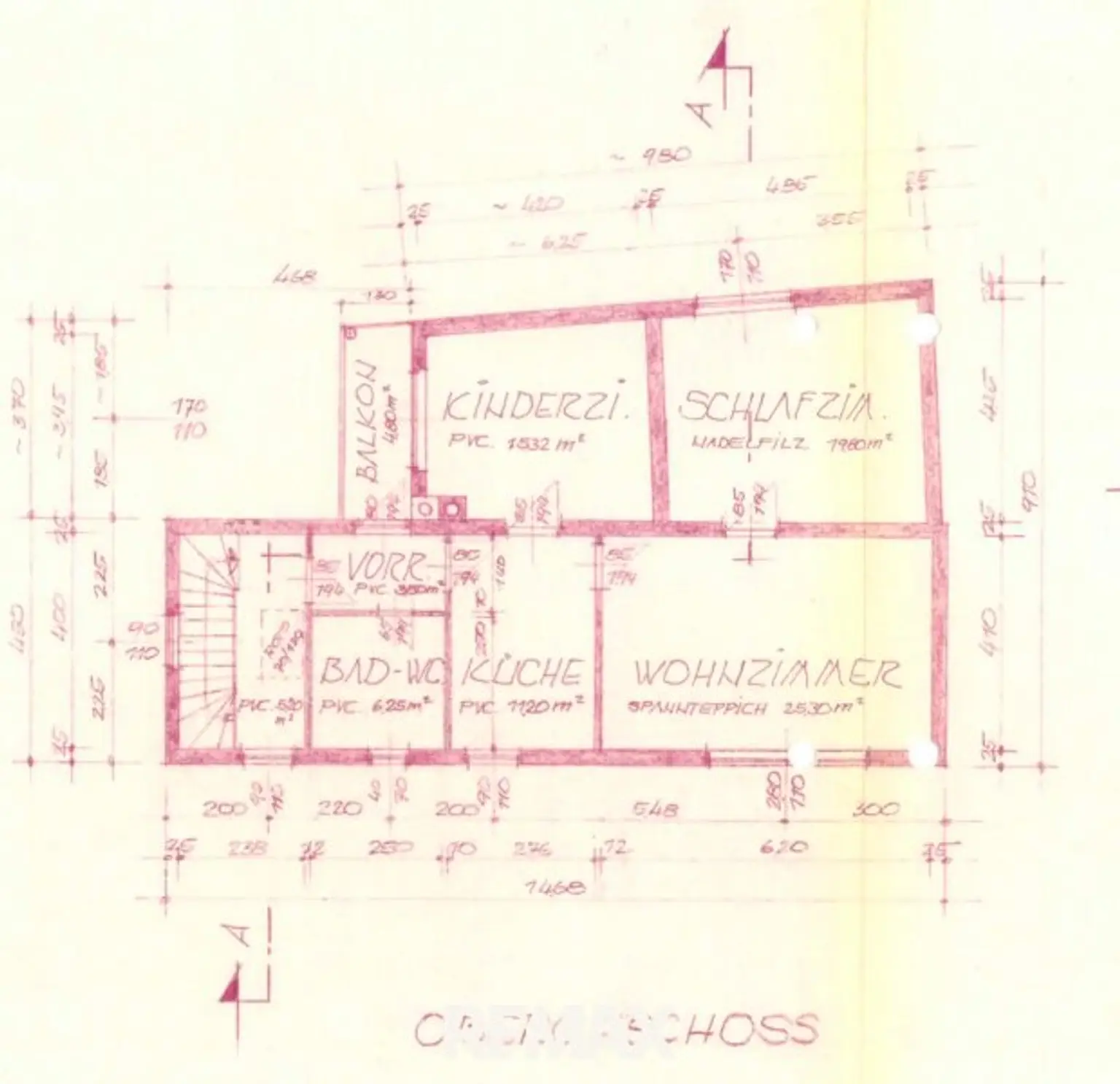 Grundriss - Obergeschoss