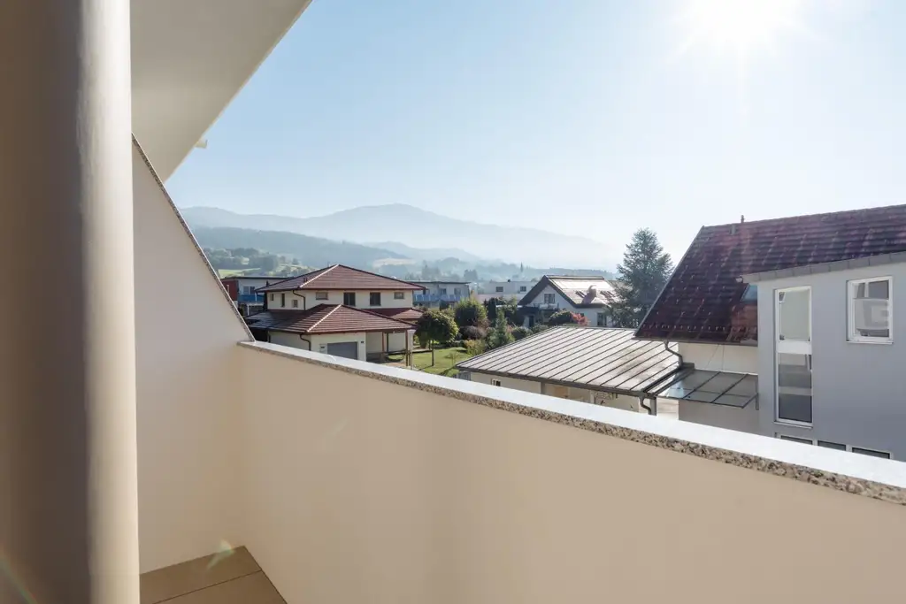 Miete: Einzigartige, moderne 3-Zimmer-Wohnung mit Terrasse in Wolfsberg