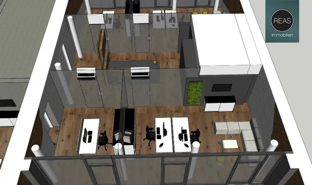 Sehr gut ausgestattetes Loft mit 2 Terrassen in der Brotfabrik Wien!