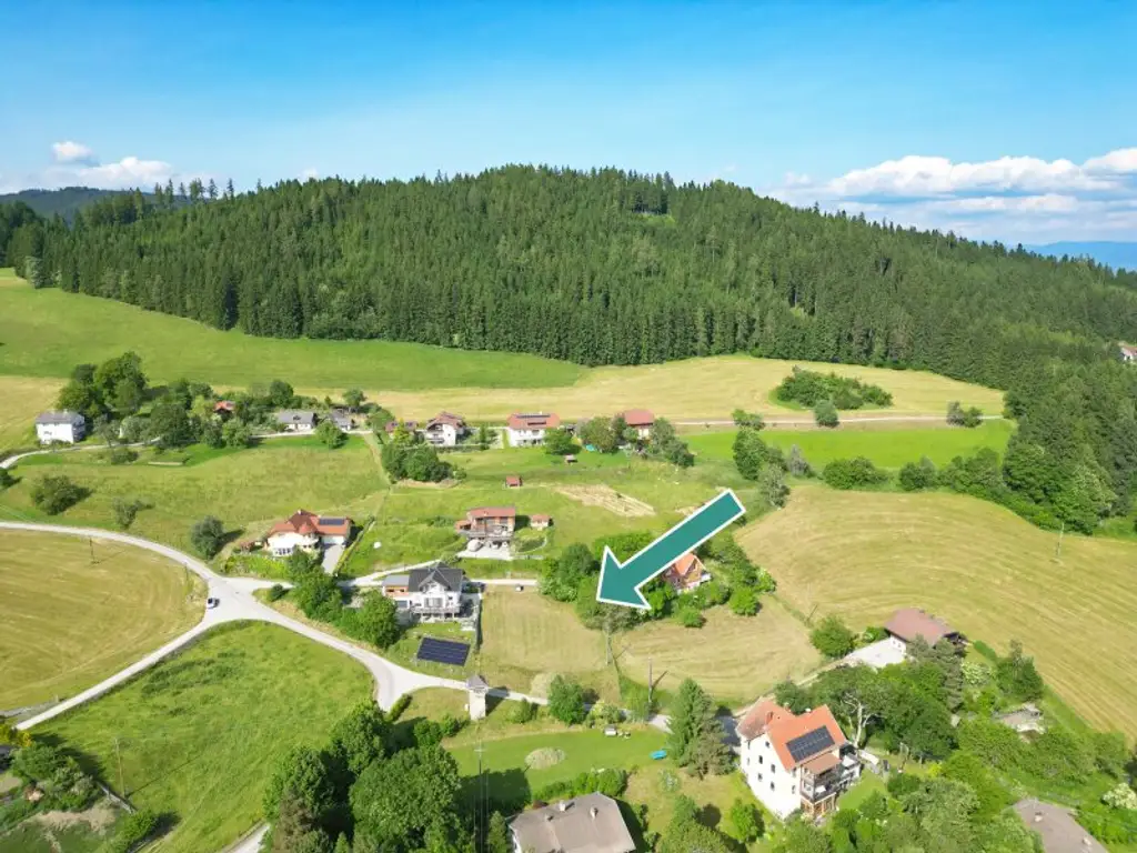 Naturnahes Wohnen in Ruhelage auf 900 m Seehöhe – Bauland mit Panorama in Traumlage