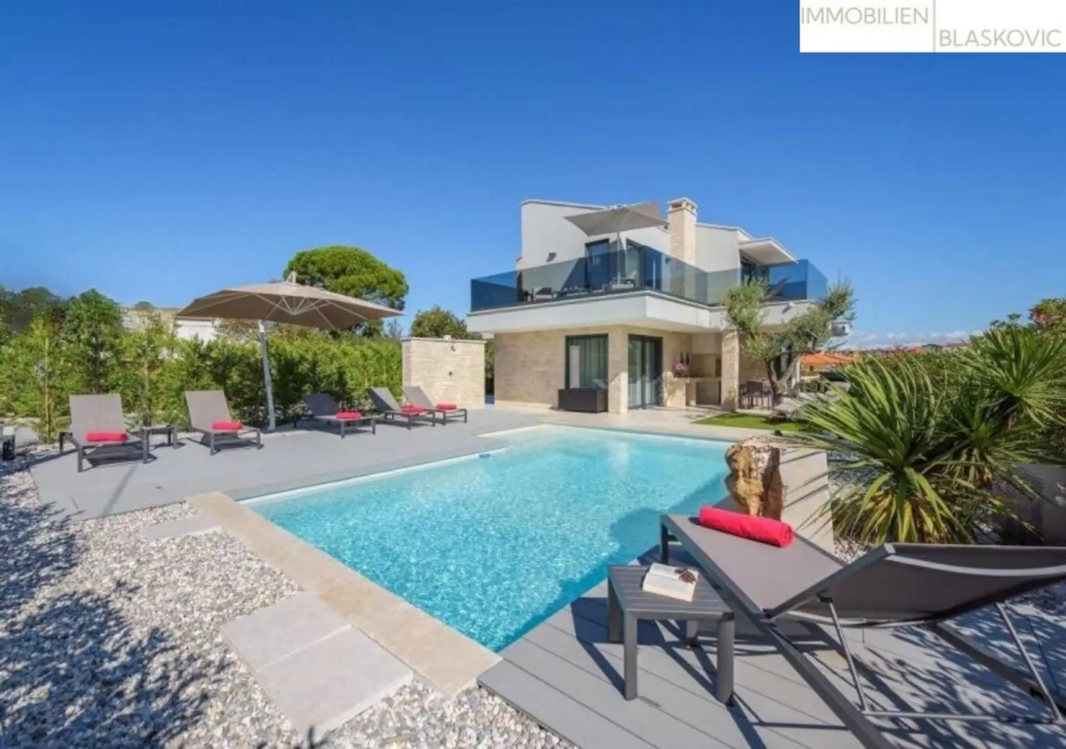 Porec Umgebung - Attraktives Haus mit Pool, Whirlpool und Sauna