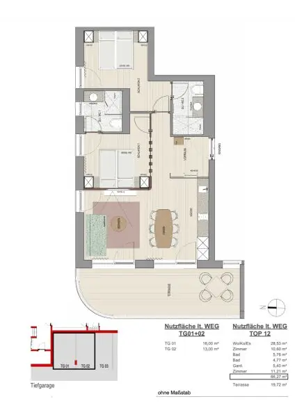 Wunderschönes Neubau Appartement-Projekt in toller Lage von Oberndorf bei Kitzbühel!