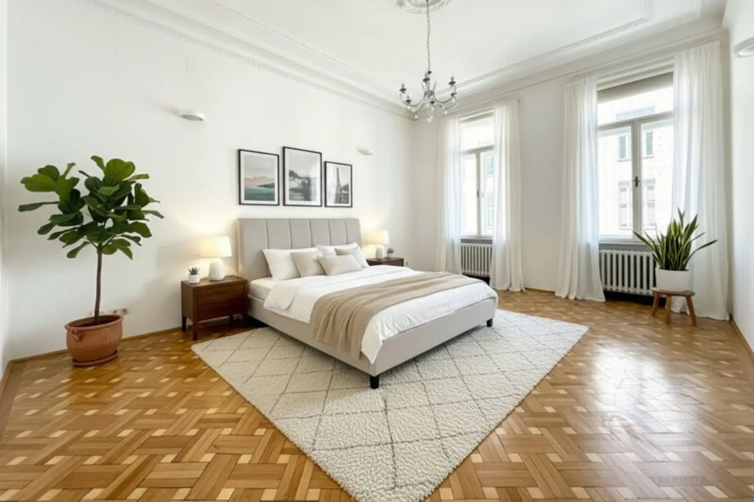 Nähe Stadtpark: Großzügige 137 m² Altbauwohnung mit kleinem Balkon