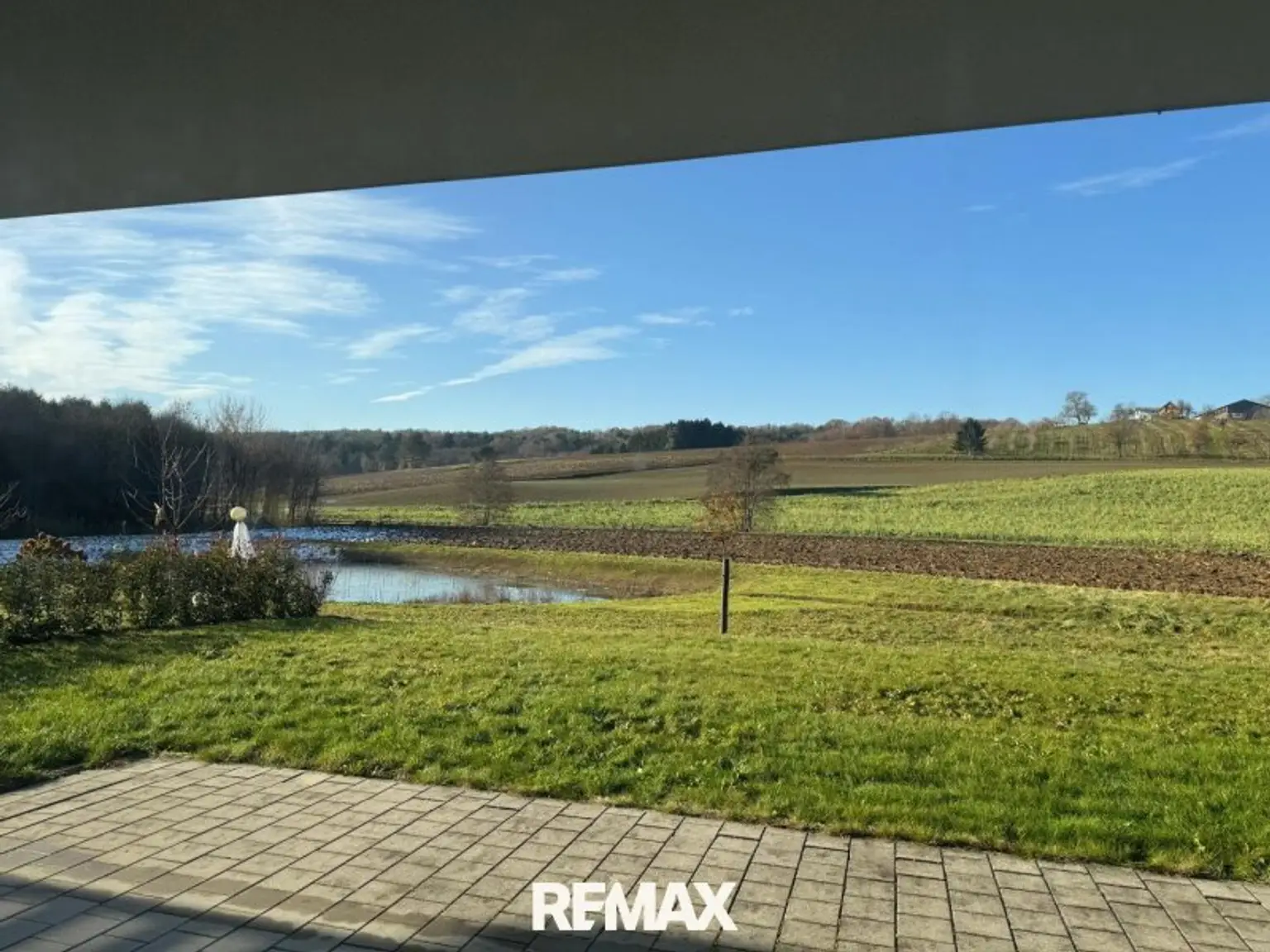 Blick zum Teich