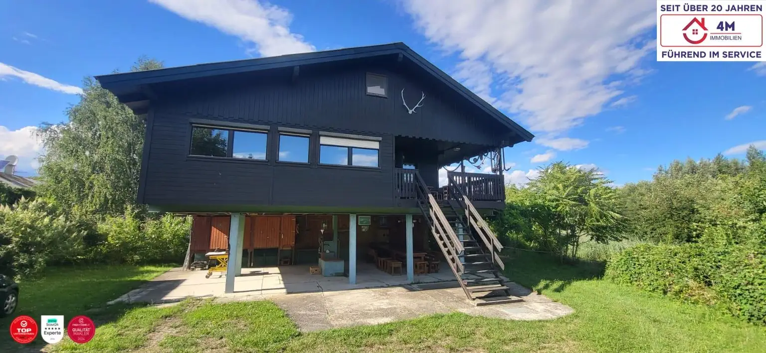 *Ferienhaus* Autark leben am linken Donauufer mit Badesee in 3425 Langenlebarn (Pachtgrundstück mit günstiger Jahrespacht)