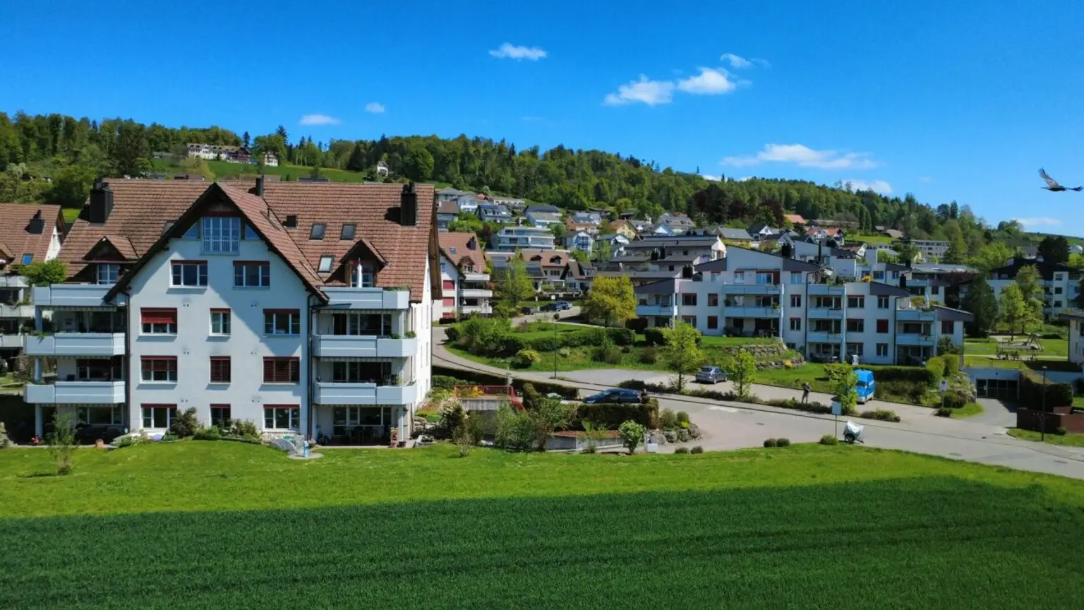 Dachgeschoss Wohnung mit wunderbarer Aussicht, an ruhiger, kinderfreundlicher Lage!