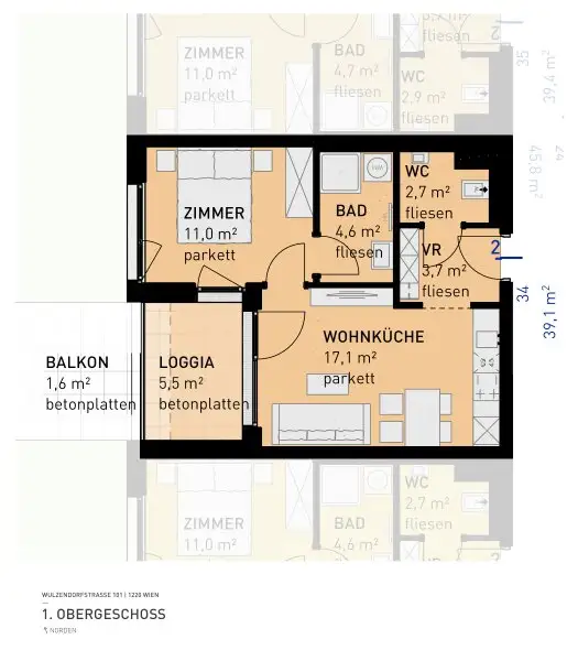 PROVISIONSFREI - Aspern Flats 101 - Ihr Traum vom Eigenheim im Grünen