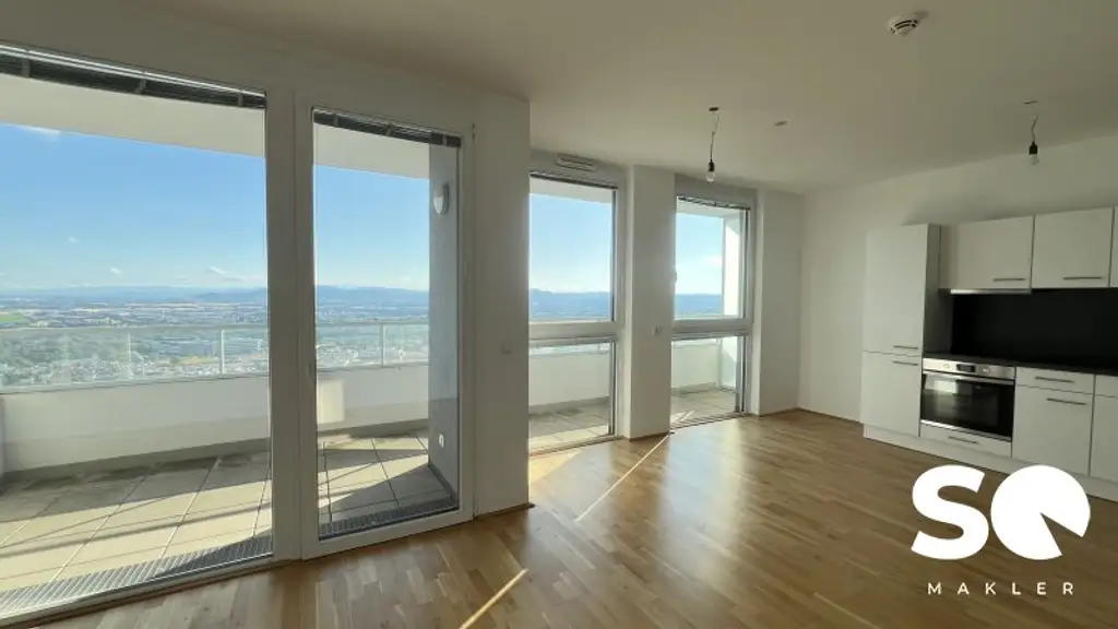 # SQ  - MODERNE 3 ZIMMER IN EINEM HOCHHAUS - NEUBAUWOHNUNG MIT BALKON MIT TRAUMHAFTEN AUSBLICK - NÄHE KURPARK OBERLAA - 31. ETAGE