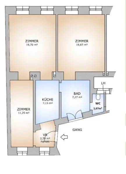 BESTE VERKEHRSANBINDUNG - Sanierungsbedürftiger Altbau