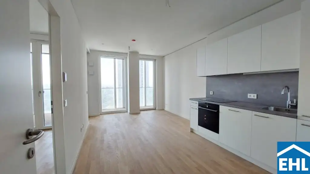 Erstbezug im VIENNA TWENTYTWO bei der U1 *Rooftop-Pool inklusive*