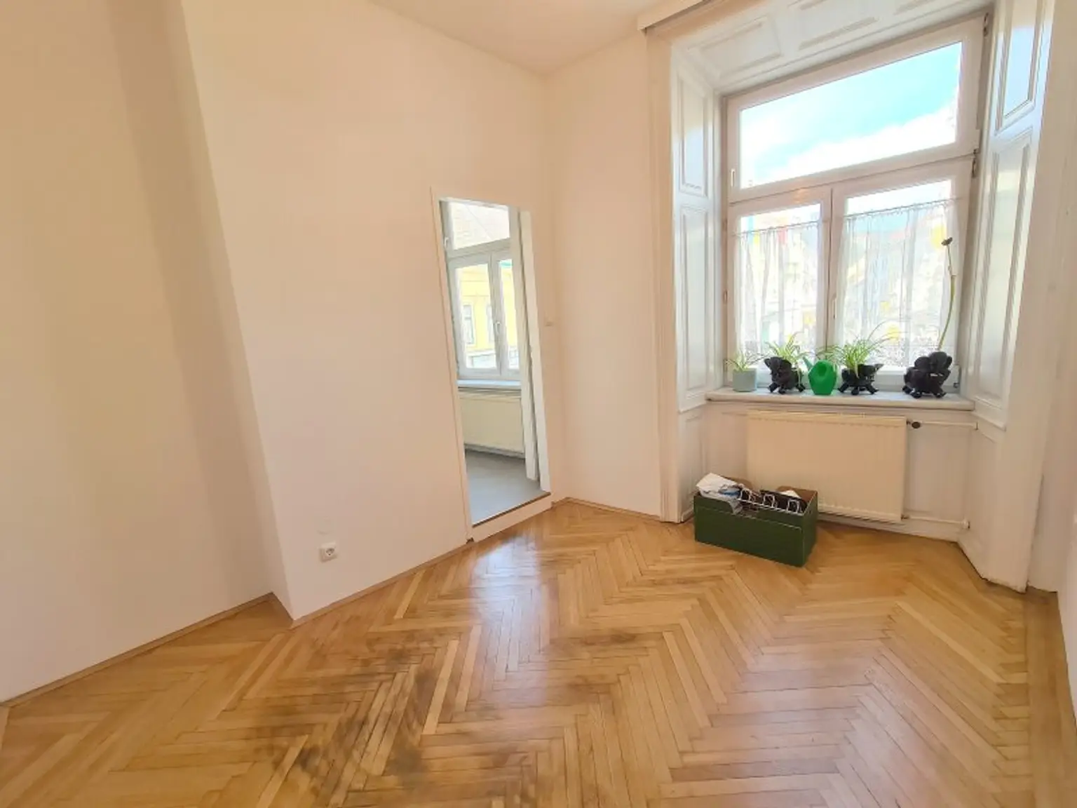Blick auf die Pestsäule - Wohnung mit Balkon