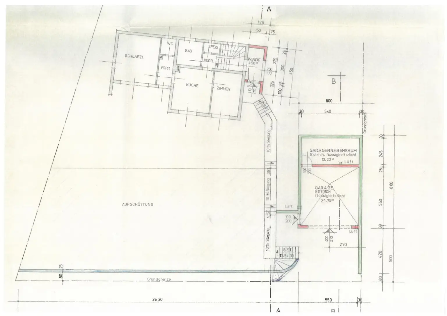 Plan - Garage
