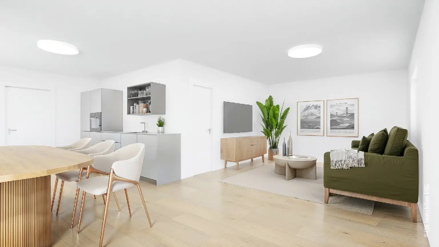 Wohnküche Visualisierung