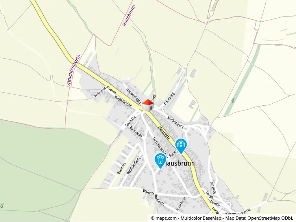 Geolyzer Kartenausschnitt