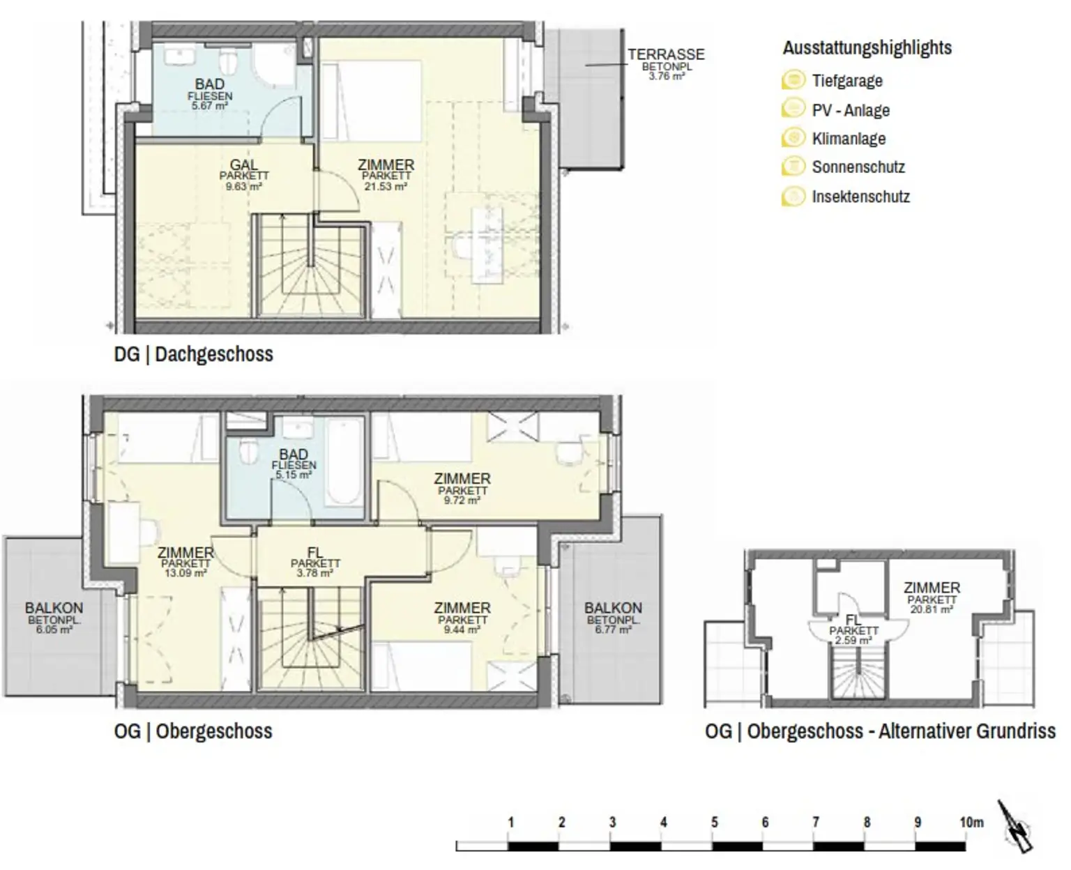 PROVISIONSFREI ~ Reihenhäuser nahe Mühlwasser und Donauinsel ~ 111m² - 120m² ~ ab € 749.000,00