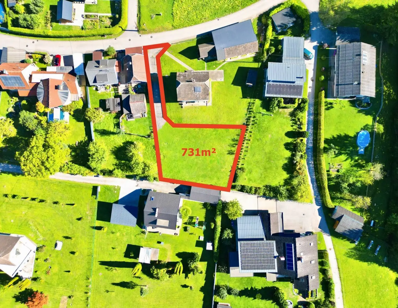Traumhaftes, ebenes Baugrundstück (731 m²) in St. Michael am Zollfeld - bestandsfrei, mit privater Zufahrt und Rundumblick