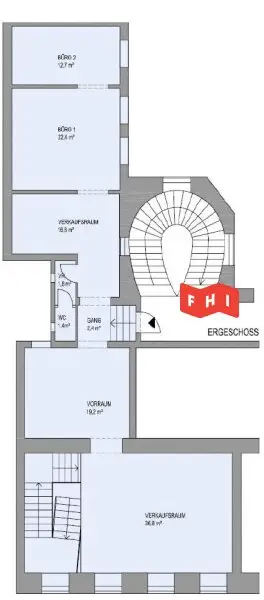 Schöne, multifunktionale Gewerbefläche auf 2 Ebenen***schöne Lage in Mariahilf***unbefristet und bestandsfrei