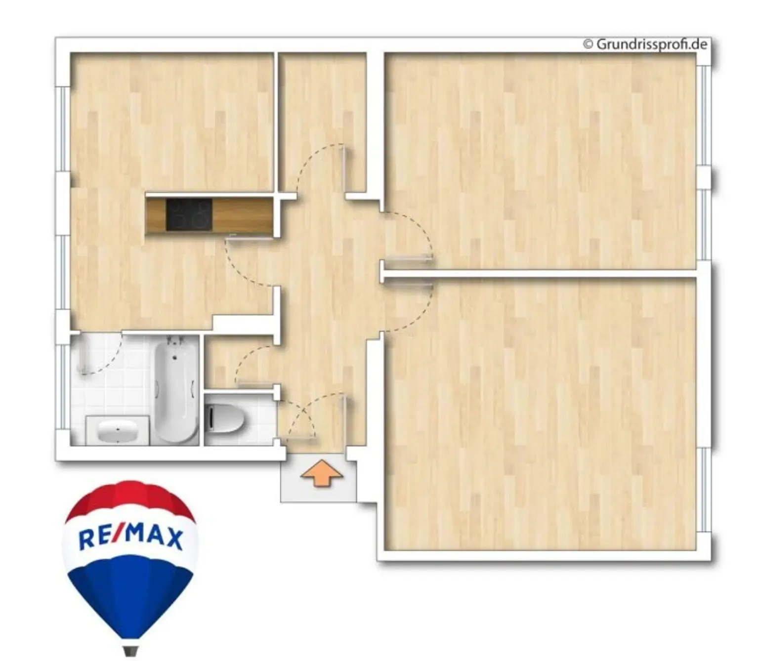 Drei-Zimmer-Wohnung nahe Donauinsel/Jedleseer Aupark
