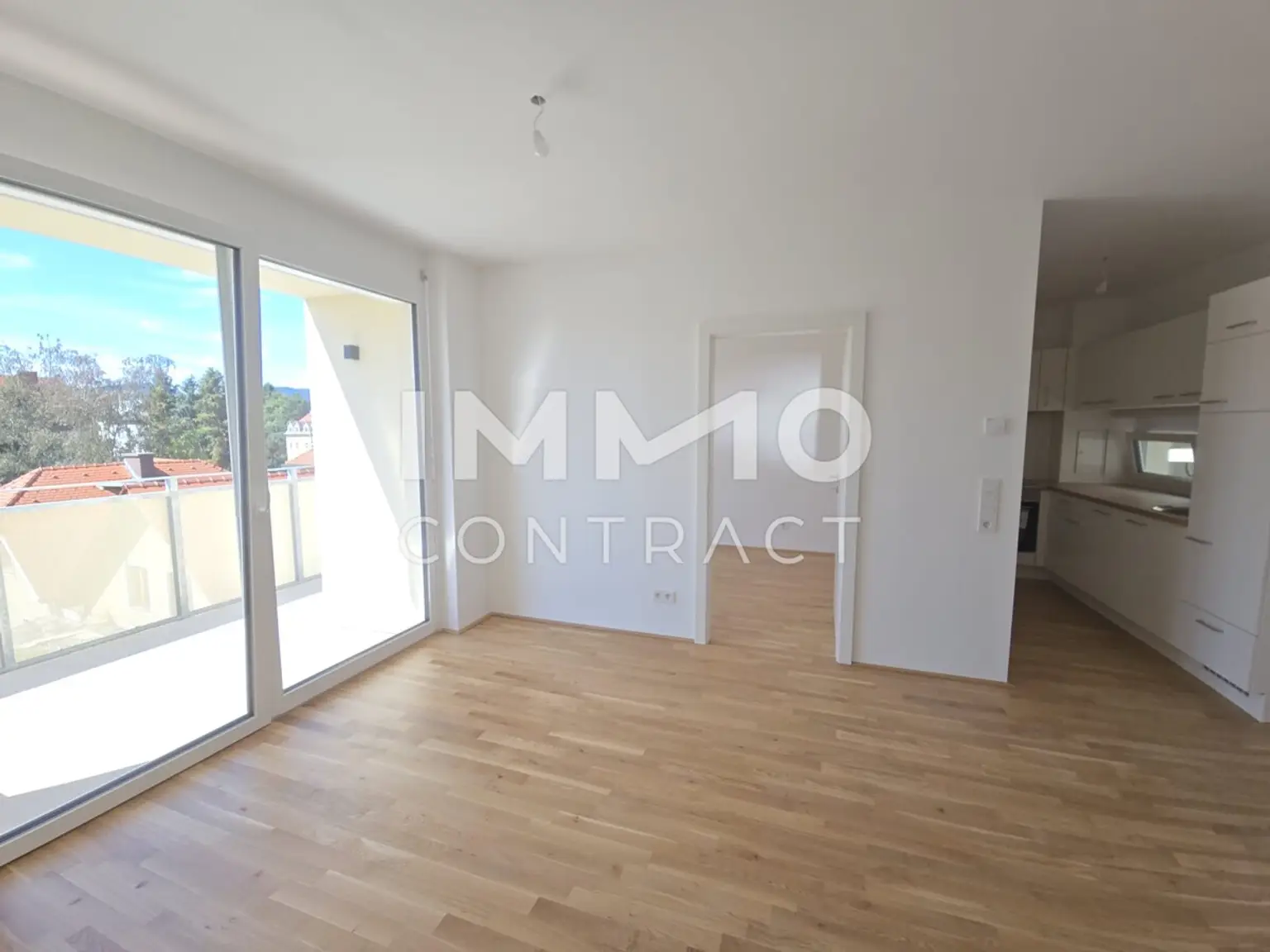 Erstbezug ab 01.10.2025: geförderte 4 Zimmer Wohnung mit Balkon in ruhiger und zentraler Lage - Puchstraße 34 - Top 08