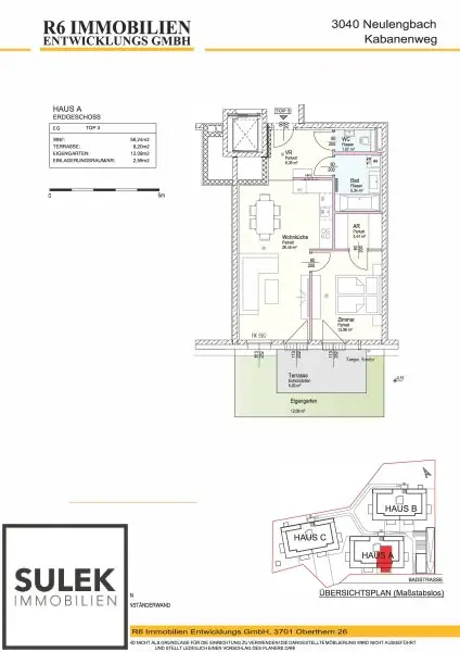 Wohnpark Neulengbach | Erstbezug | 2 Zimmer mit Garten