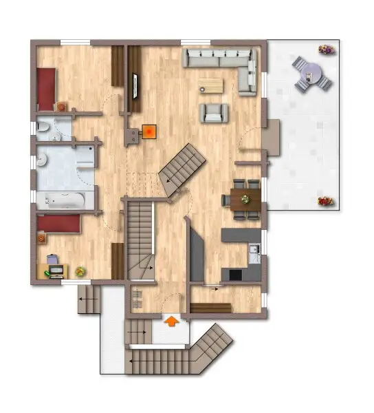 Luxuriöses Wohnhaus in ökologischer Holzbauweise