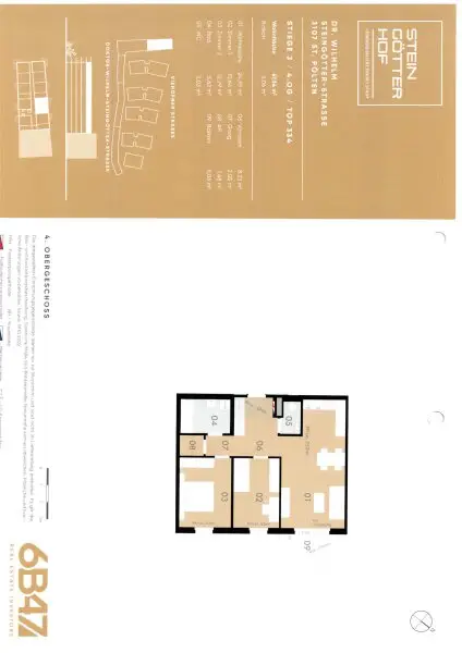 Moderne 2-Zimmer-Wohnung mit Loggia schöner Wohnlage in St. Pölten – Ihr neues Zuhause wartet!