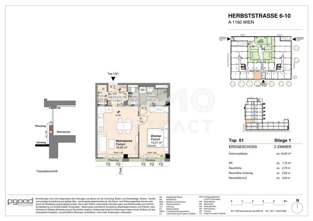 WOHNEN AM PARK - Urban & Grün - Gut durchdachte 2 Zimmer Wohnung!