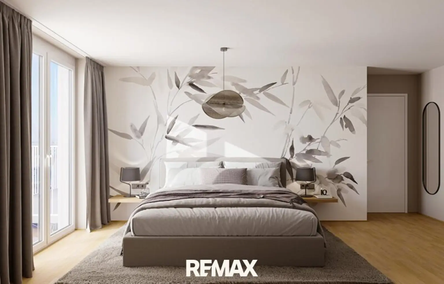 Schlafzimmer| ETW 1220 Wien KI bearbeitet