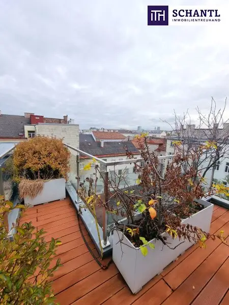 WOW! Lichtdurchflutete Traumwohnung mit hofseitiger Terrasse! Neues Lebensgefühl im Dachgeschoss mit perfekter Raumaufteilung + Kamin + Ideale öffentliche Anbindung! Jetzt zugreifen!