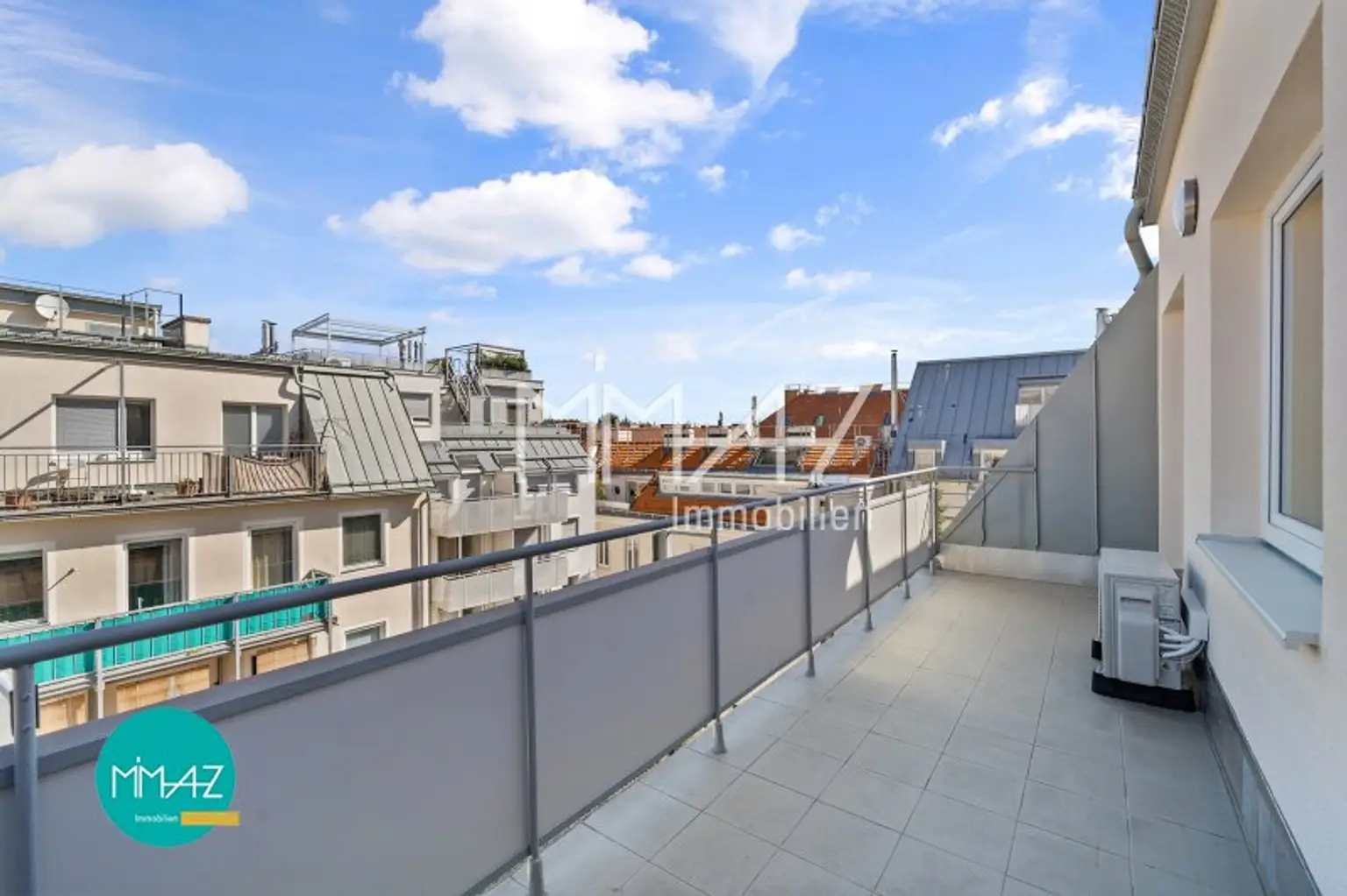 SONNIGE AUSSICHTEN! ERSTBEZUG mit STYLE! Dachterrassen-Glück & 3 Zimmer im 5. Liftstock - DÖBLING DELUXE!