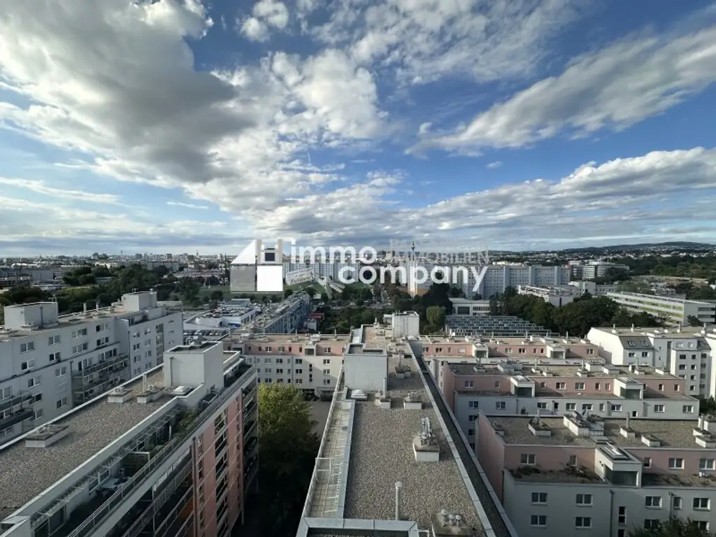 Skyline-Living im 20. Bezirk – 13. Stock, Panoramablick & Garage“