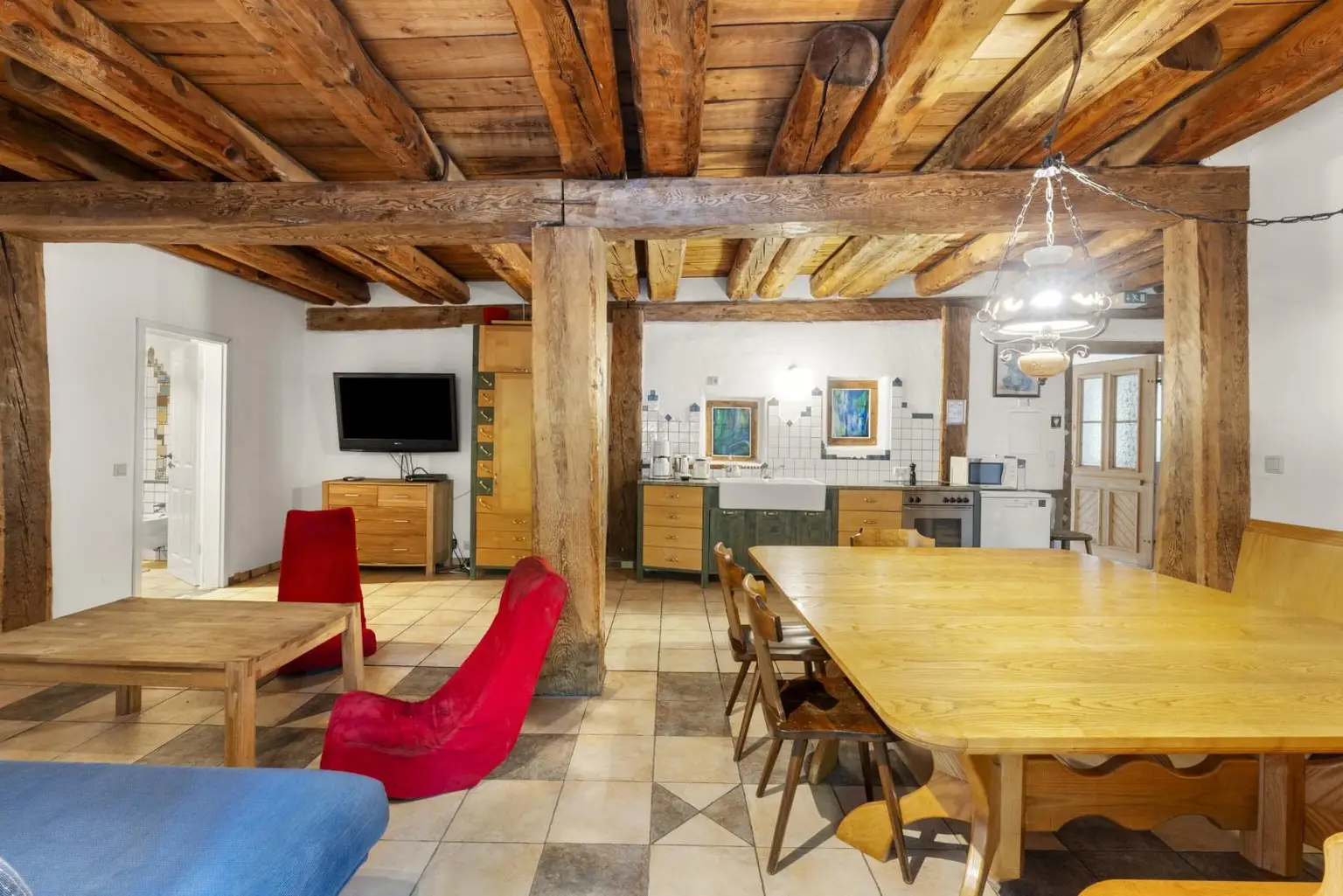 Große Ferienwohnung im Wirtschaftsgebäude