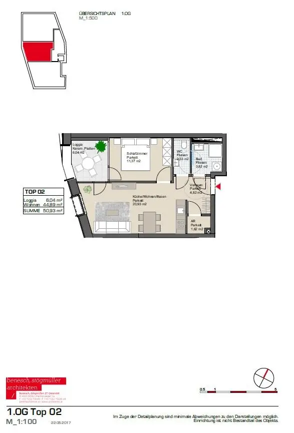 2-Zimmer-Wohnung mit Loggia – zentrale Lage