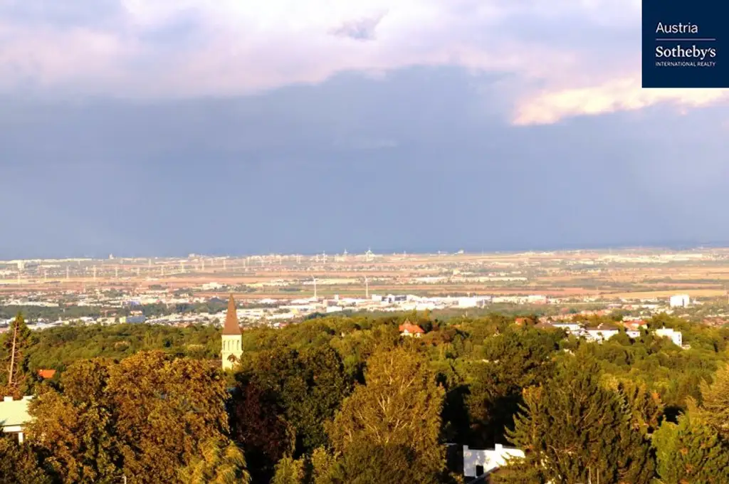 MODERNE LUXUSVILLA MIT TRAUMHAFTEM AUSBLICK AUF WIEN, NUR 20 MIN IN DIE WIENER CITY
