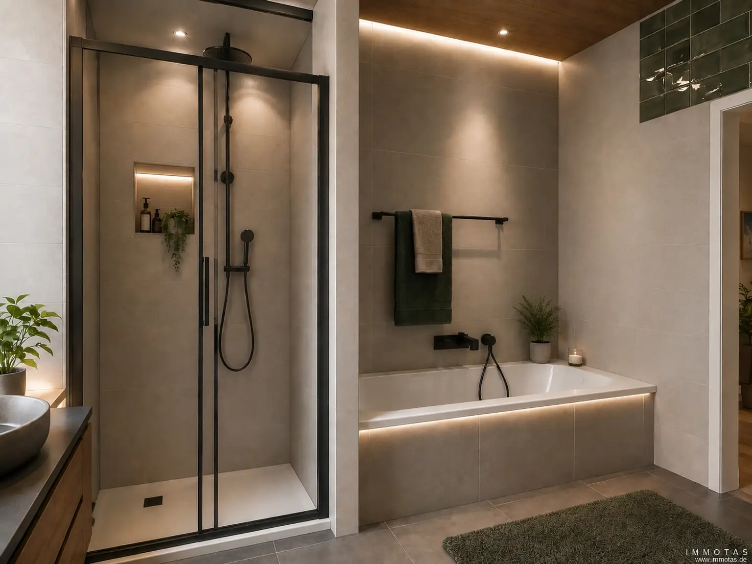 Badezimmer OG Visualisierung